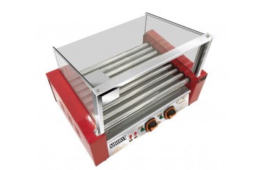 Гриль роликовый для сосисок AIRHOT RG-9S с защитным экраном